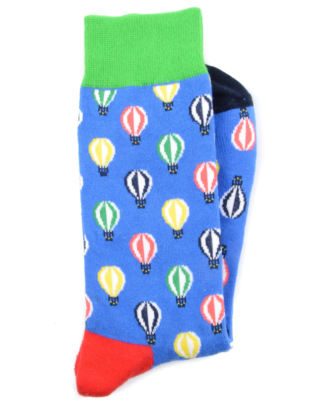 Chaussettes de Noël amusantes - Motif dirigeable Zokni