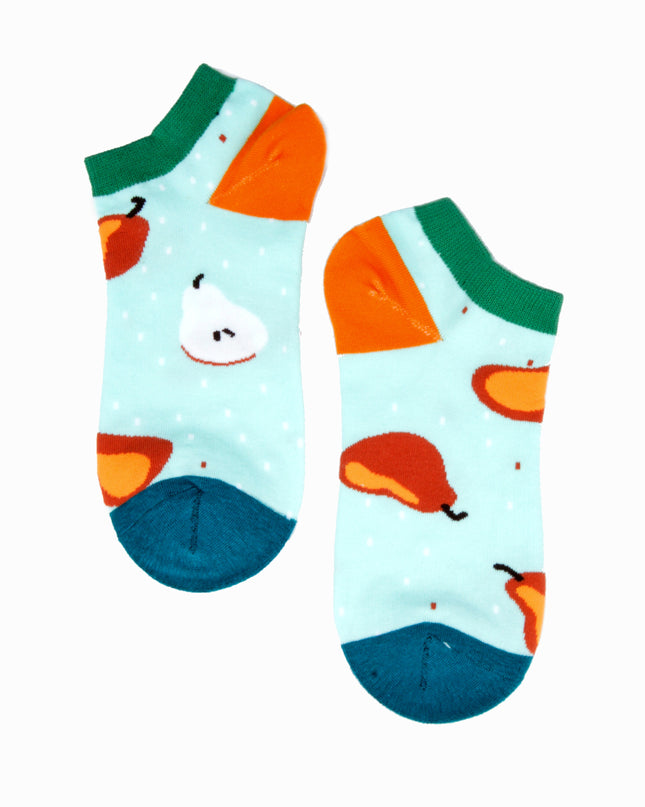 Chaussettes de Noël amusantes en forme de poire Zokni pour adultes et enfants