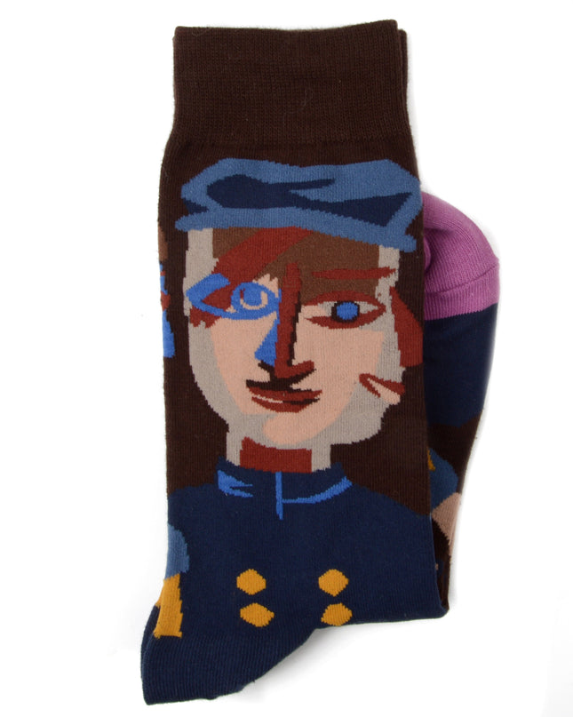 Chaussettes cubistes - Amusantes et artistiques