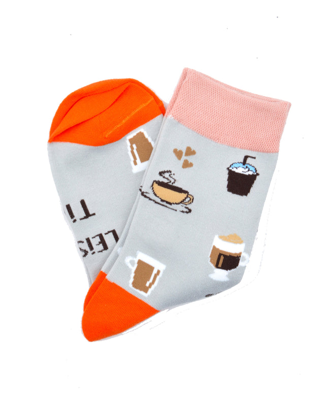 Chaussettes Leisure Time - Grises et amusantes