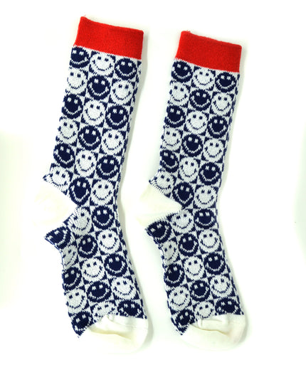 Chaussettes de Noël amusantes - Zokni Pepita Smiley Design
