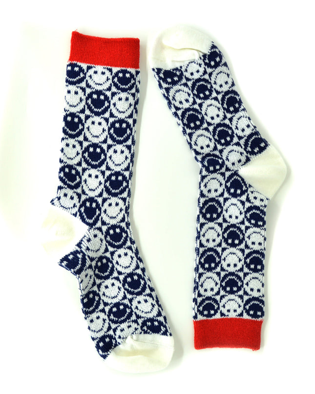 Chaussettes de Noël amusantes - Zokni Pepita Smiley Design