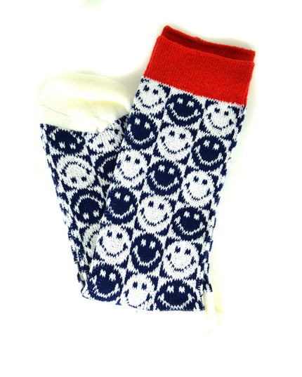 Chaussettes de Noël amusantes - Zokni Pepita Smiley Design