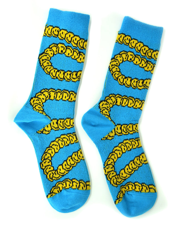 Chaussettes de Noël amusantes - Motif serpent souriant Zokni