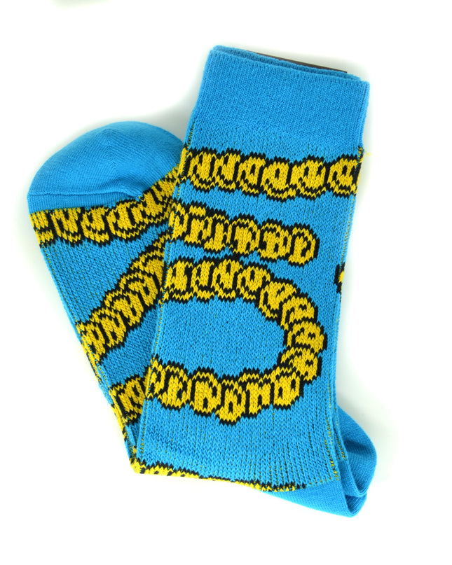 Chaussettes de Noël amusantes - Motif serpent souriant Zokni