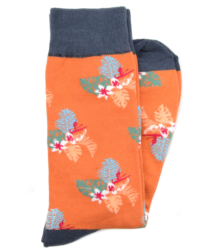 Chaussettes de Noël amusantes - Zokni Monstera Design