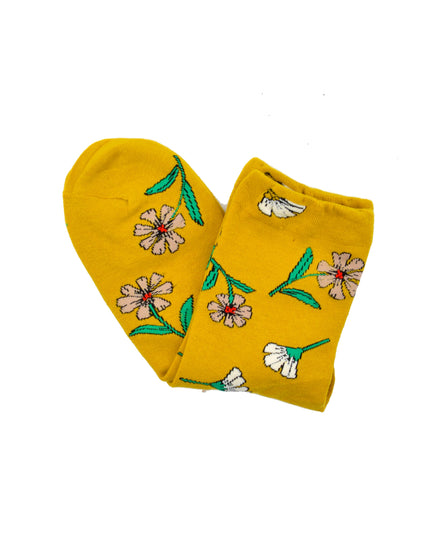 Chaussettes de Noël amusantes - Motif Zokni Flowers IV