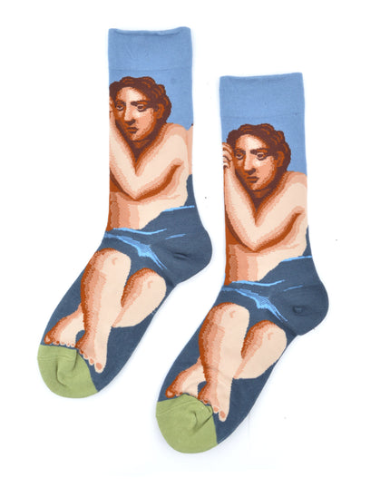 Chaussettes amusantes astronaute assis - Édition limitée